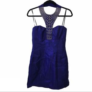 NWT flawed Laundry by Shelli Segal Electric Blue